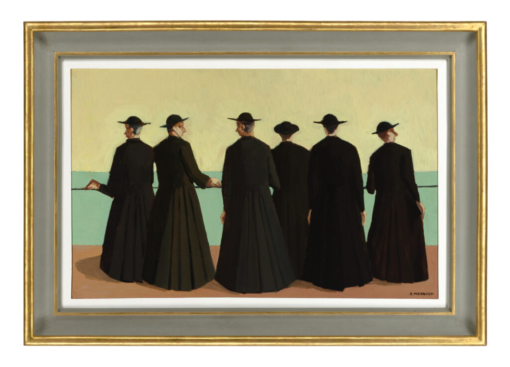 Pietro Morando painting – I Missionari (The Missionaries)